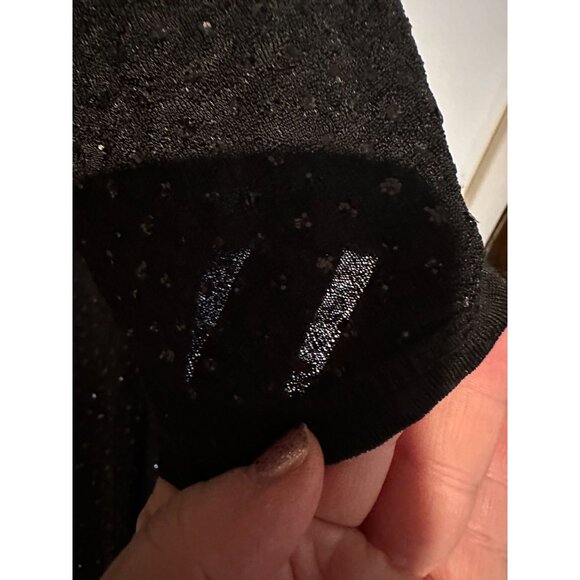 LuLaRoe Elegant Carly Crystal Sparkle Black Dress – Size‎ Small (NWT) - Picture 4 of 8